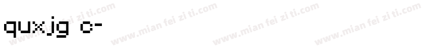 quxjg c字体转换